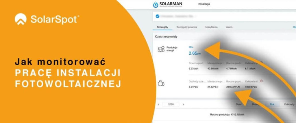 monitorowanie instalacji fotowoltaicznej